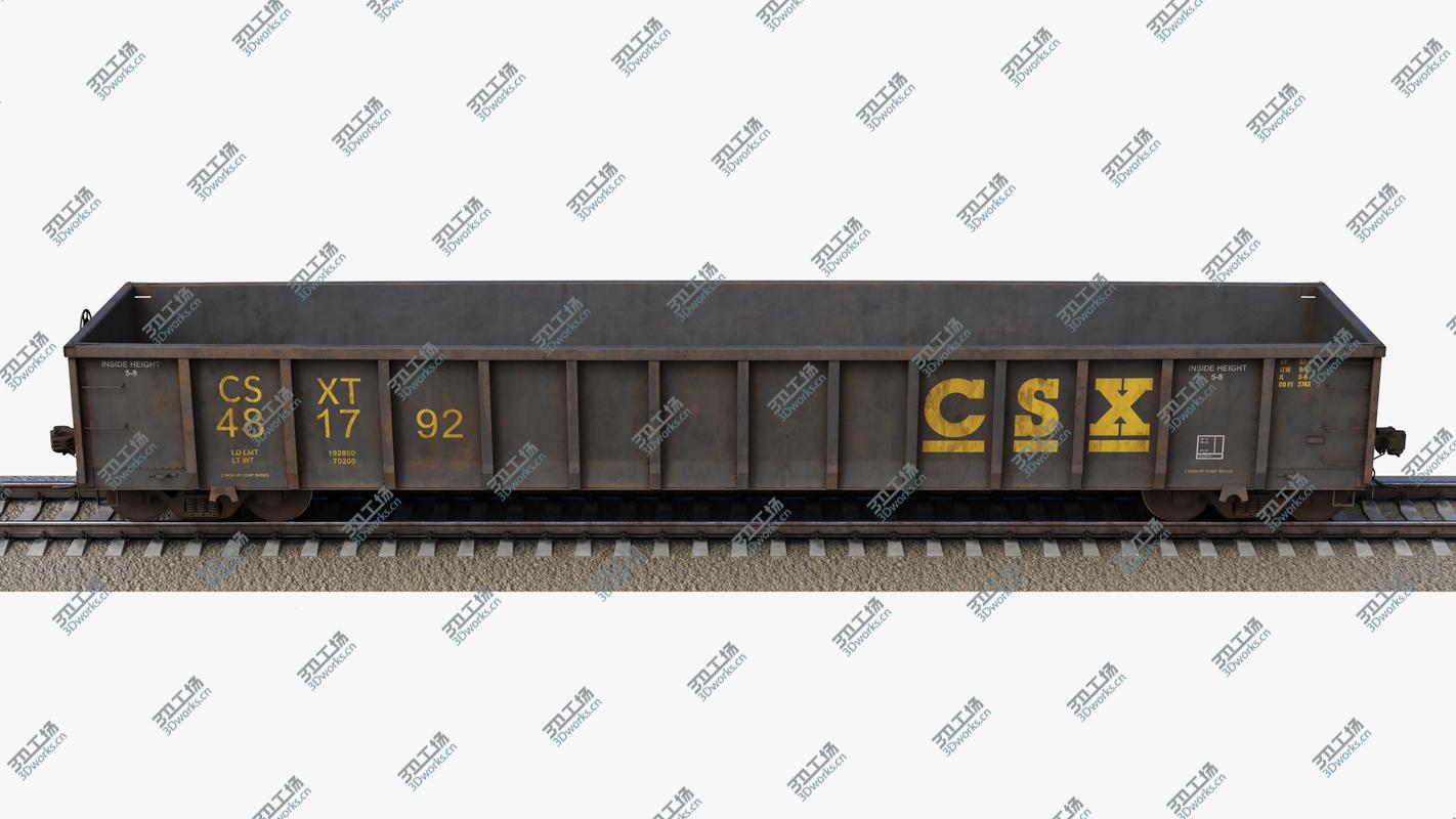 images/goods_img/2021040162/Coal Gondola Open Top Car E534 3D/4.jpg